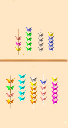 Orizuru Sort Puzzle - Screenshot 2