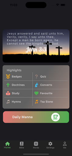 Android application Bible Sos screenshort