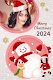 screenshot of Christmas photo frame 2024