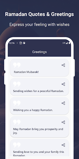 Ramadan Wallpapers & Greetings Screen 2