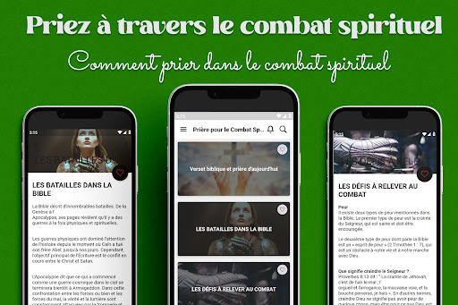 Android application Prier pour le Combat Spirituel screenshort