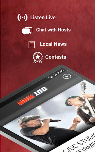Screenshot of Rock 108 KEYJ