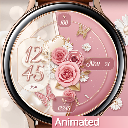Pink Rose Curve_Watchface 1.0.0 Icon