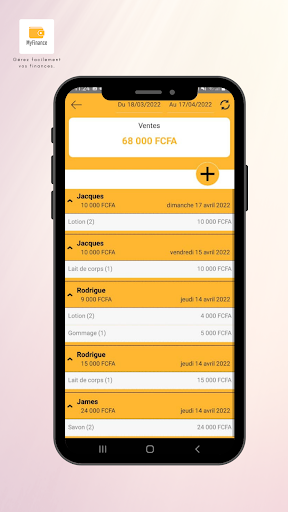 MyFinance Screen 2