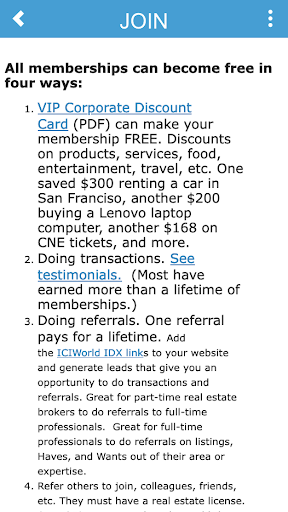 Android application ICIWorld Global Real Estate screenshort