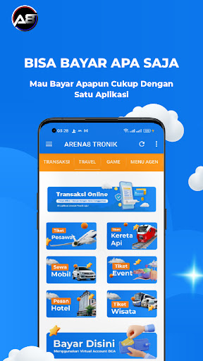 Android application ARENA8 TRONIK screenshort