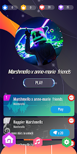 Marshmello Piano Tiles DJ Screenshot