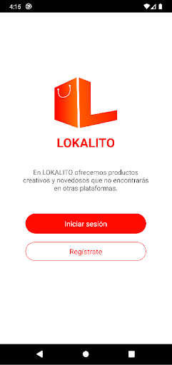 Android application LOKALITO screenshort