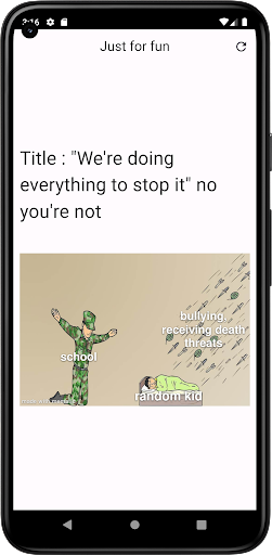 Android application Just For Fun screenshort