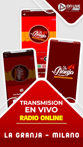 Android application Radio La Granja - Milano screenshort