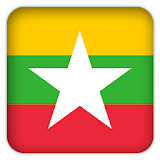 Selfie with Myanmar flag icon