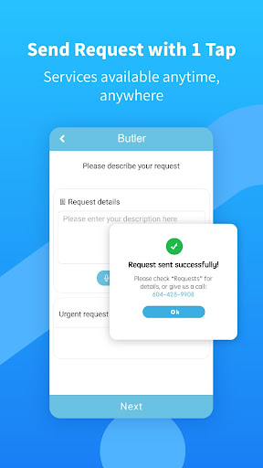 Butler customer Screen 2