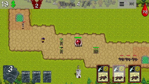 Android application House of Cards Tower Defense screenshort