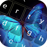 Purple butterfly keybard theme icon