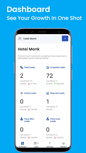 Android application VenueMonk Biz screenshort