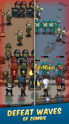 Zombie War: Idle Defense Game  screenshots 11
