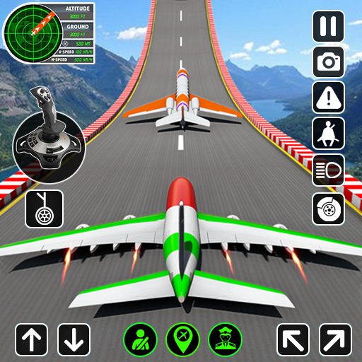 Plane Stunt Racing Plane Games 2.4 Icon