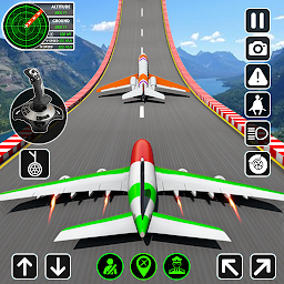 「Plane Stunt Racing Plane Games」圖示圖片