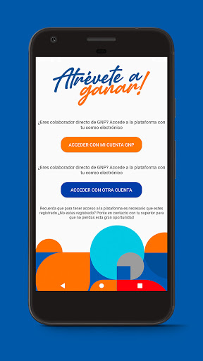 Android application Atrévete a Ganar screenshort