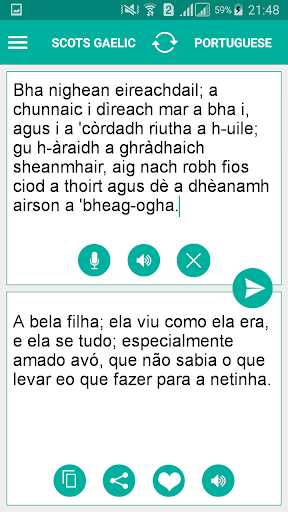 Scots Gaelic Portuguese Transl Screen 3