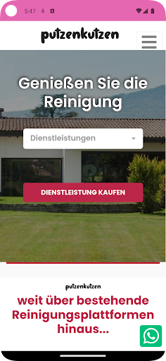 Android application PutzenKutzen screenshort