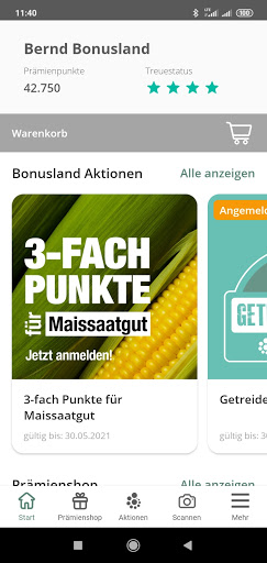 Android application Bonusland screenshort