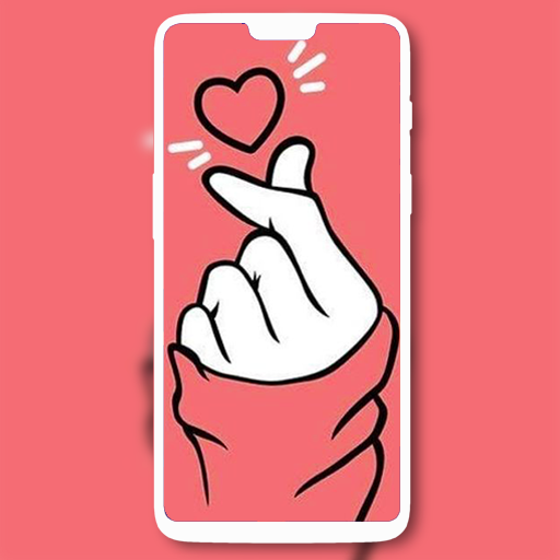 Finger Heart Wallpaper Download on Windows