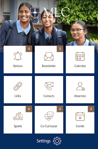 Android application MLC School screenshort