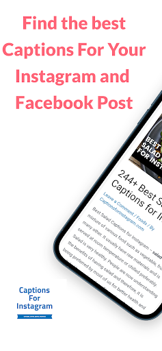 Android application Captions For Instagram screenshort