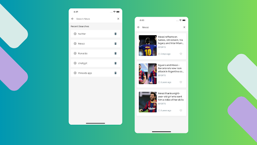 Datacrates News App Screen 2
