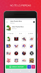 Imágen 3 Stickers Puerto Rico para Chat android