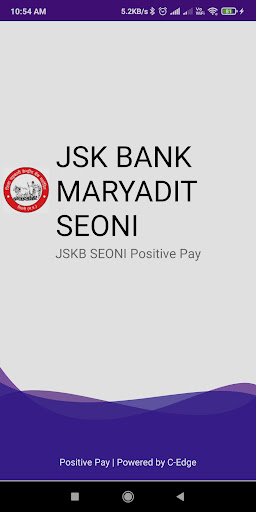 Android application JSKB SEONI Positive Pay screenshort