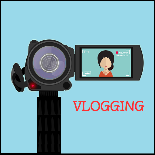 How to become vlogger logo