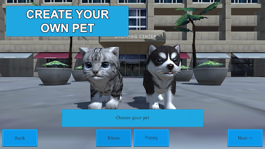 Cute Pocket Cat And Puppy 3D https screenshots 1