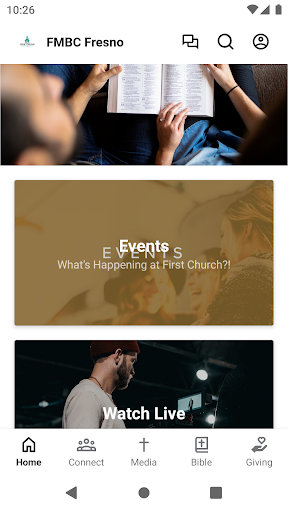 Android application FMBC Fresno screenshort