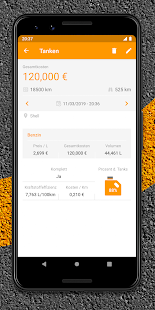 Drivvo - Fahrzeugmanagement Screenshot