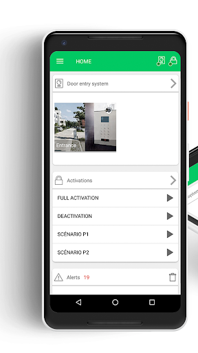 Android application Comelit screenshort