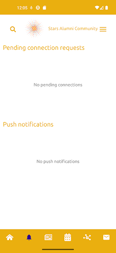 Android application Stars Alumni Community screenshort