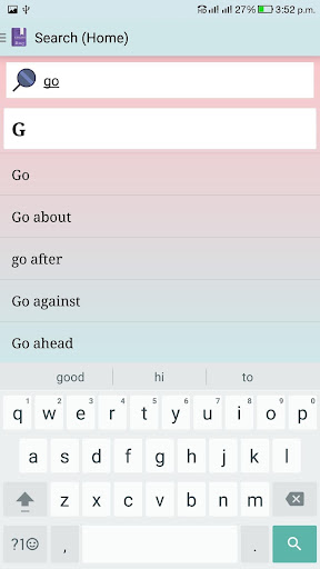 English To Sinhala Dictionary Screen 3