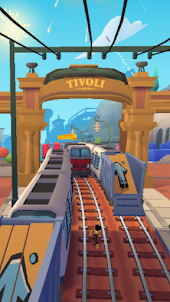 Runner Man Subway Train