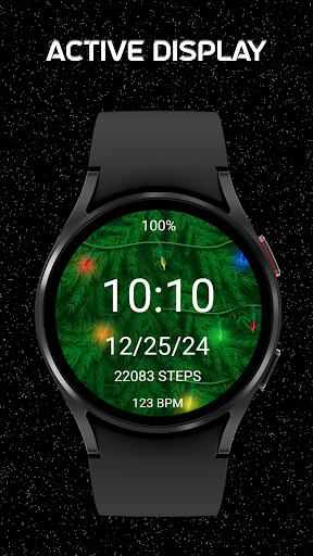 Christmas Tree Light Watchface Screen 3