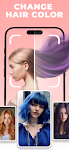 screenshot of AI Hair Color Style Art Change