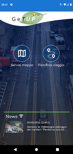 Android application GeTUP - Green MaaS screenshort