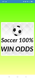 Soccer 100% WIN ODDS Unknown