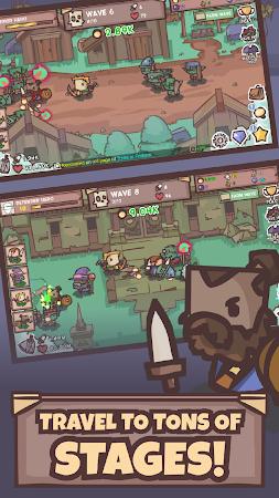 Game screenshot Idle Hero Defense - Fantasy De mod apk