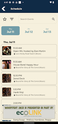 Woody Guthrie Folk Festival Screen 2