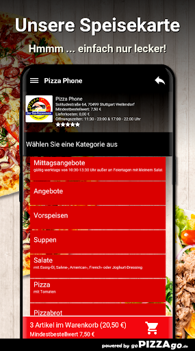 Pizza Phone Stuttgart Weilimdo Screenshot 4 - AppWisp.com