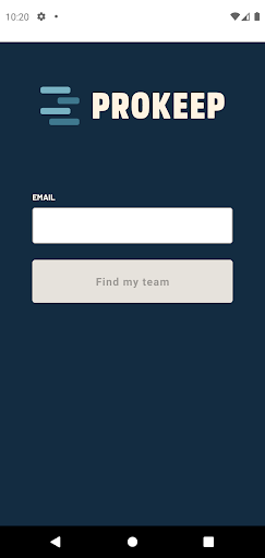 Android application Prokeep screenshort
