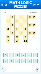 Math Puzzle Game: Crossmath
