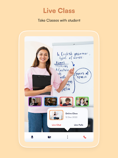 Screenshot of Educate - Online Classroom App